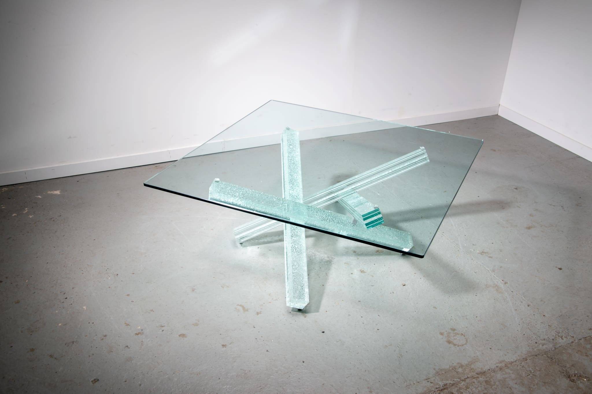 Table basse Mikado conçue par Maurice Barilone pour Roche Bobois