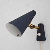 Blue Scandinavian wall light