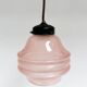 Lampe de plafond vintage rose, années 1960