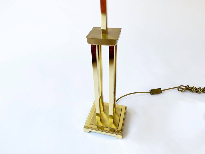 Brass table lamp by Onbekende
