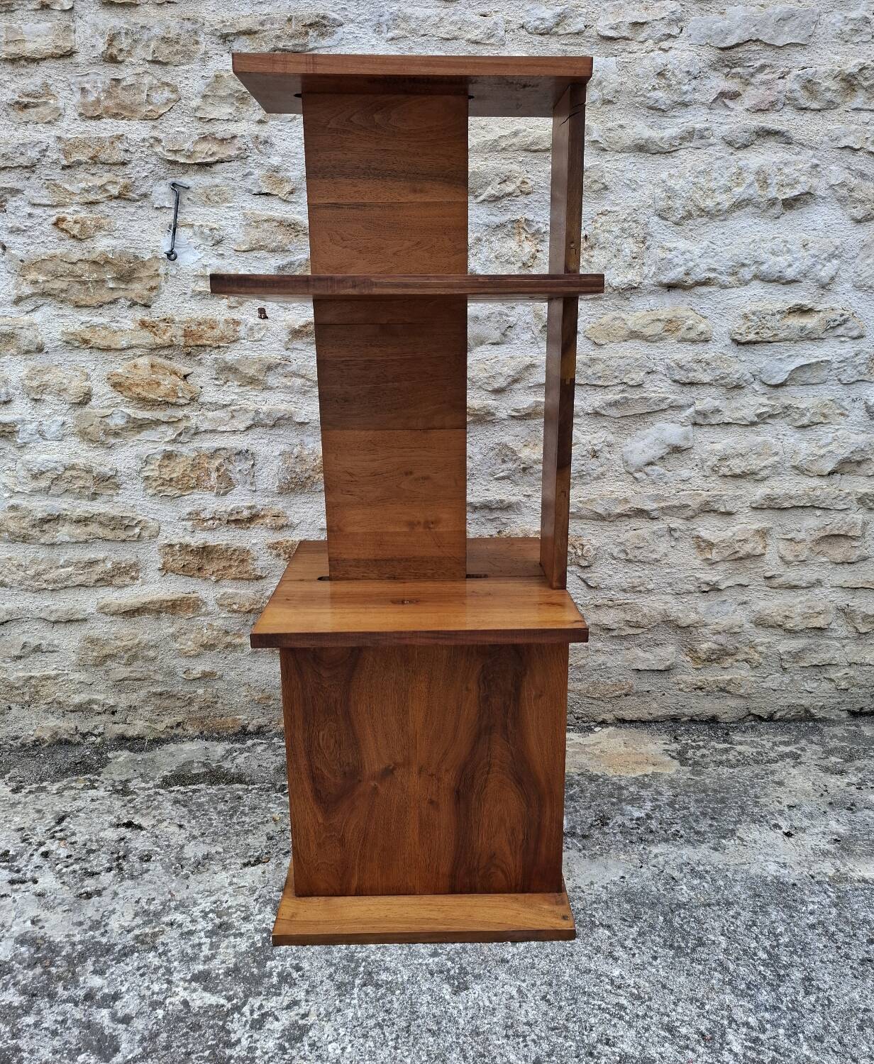 Walnut shelf ART DECO