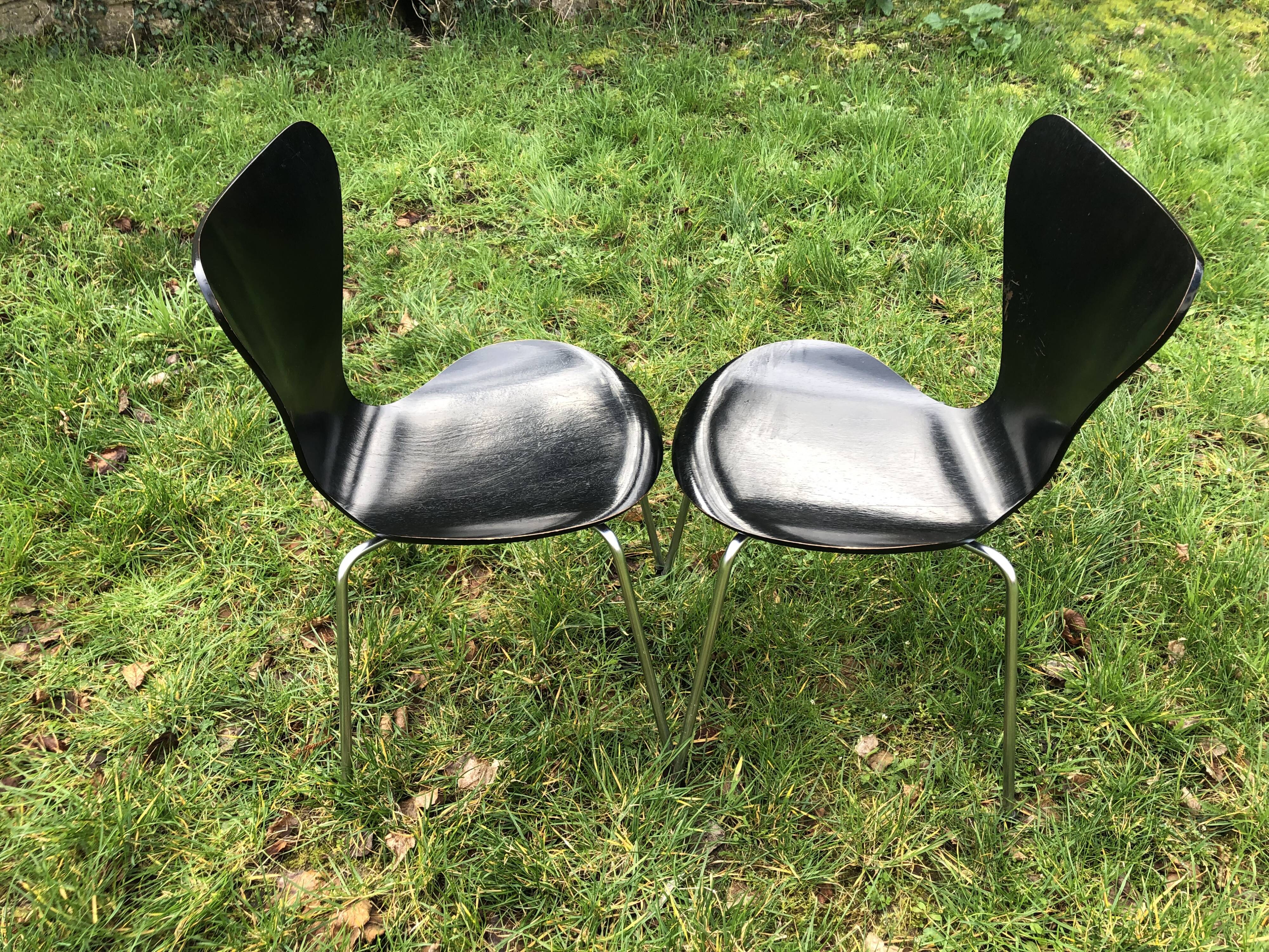 Arne jacobsen chairs / Fritz Hansen Denmark