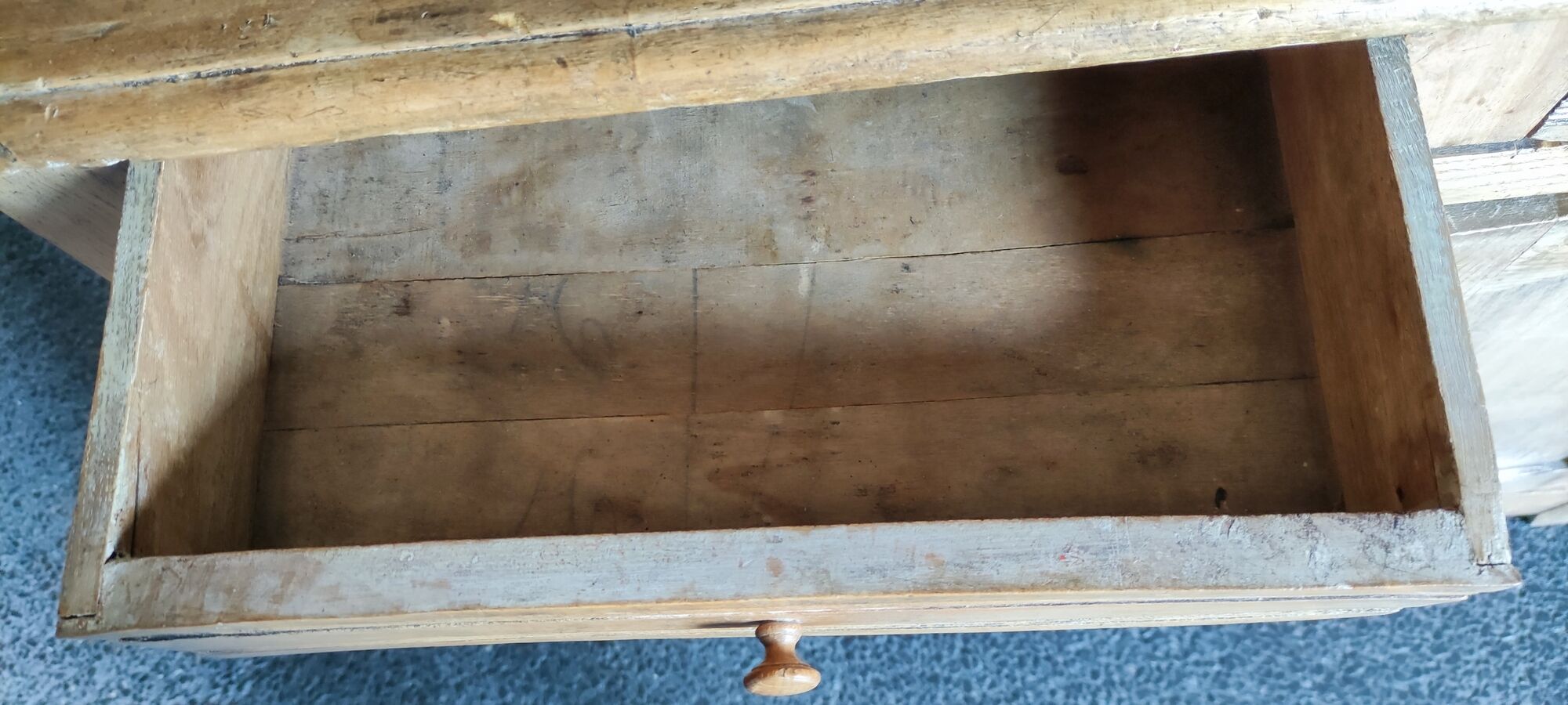 Parisian sideboard two doors, two drawers in natural wood