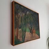 Tableau ancien - Huile sur Toile - Jean Deville - 1922