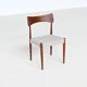 Bernhard Petersen dining chairs in rosewood by Christian Linnebergs, Denmark, 1960