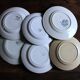 6 mismatched dinner plates