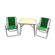 Table et chaises de camping vintages années  60