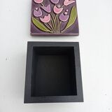 Mithé Espelt - "Tulips" jewelry box in glazed ceramic - 1965