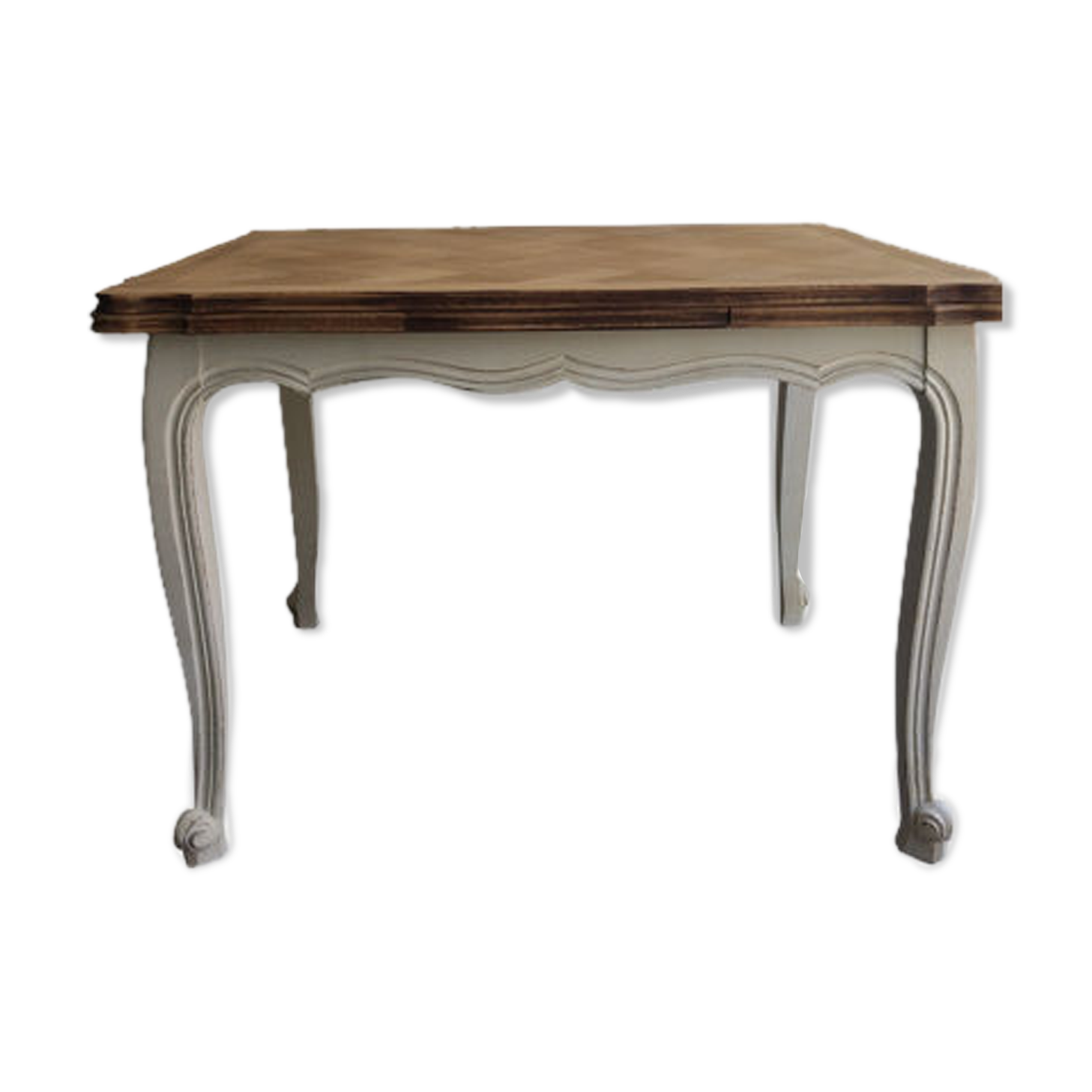 Table shabby avec rallonges