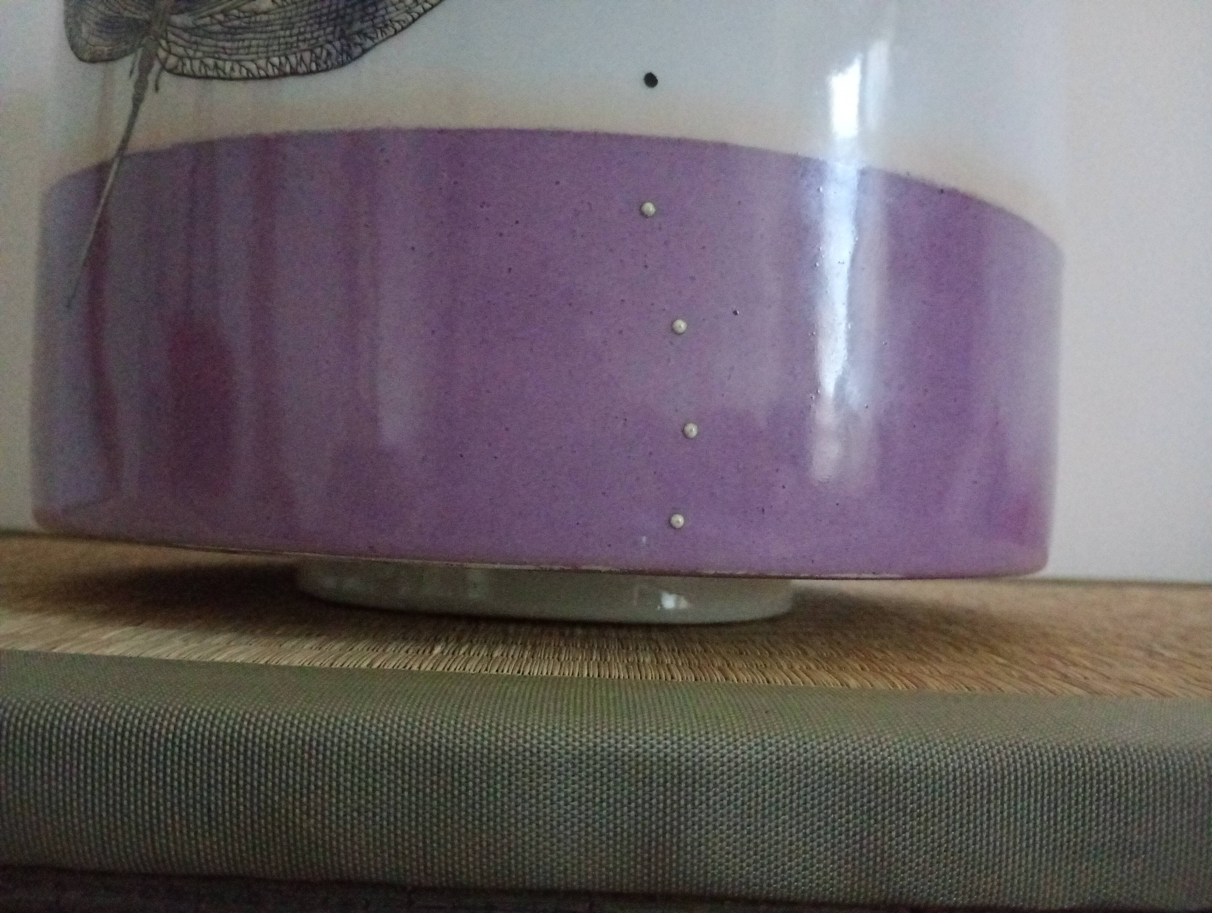 grand vase libellules Fabienne Jouvin.Asiatides 1999