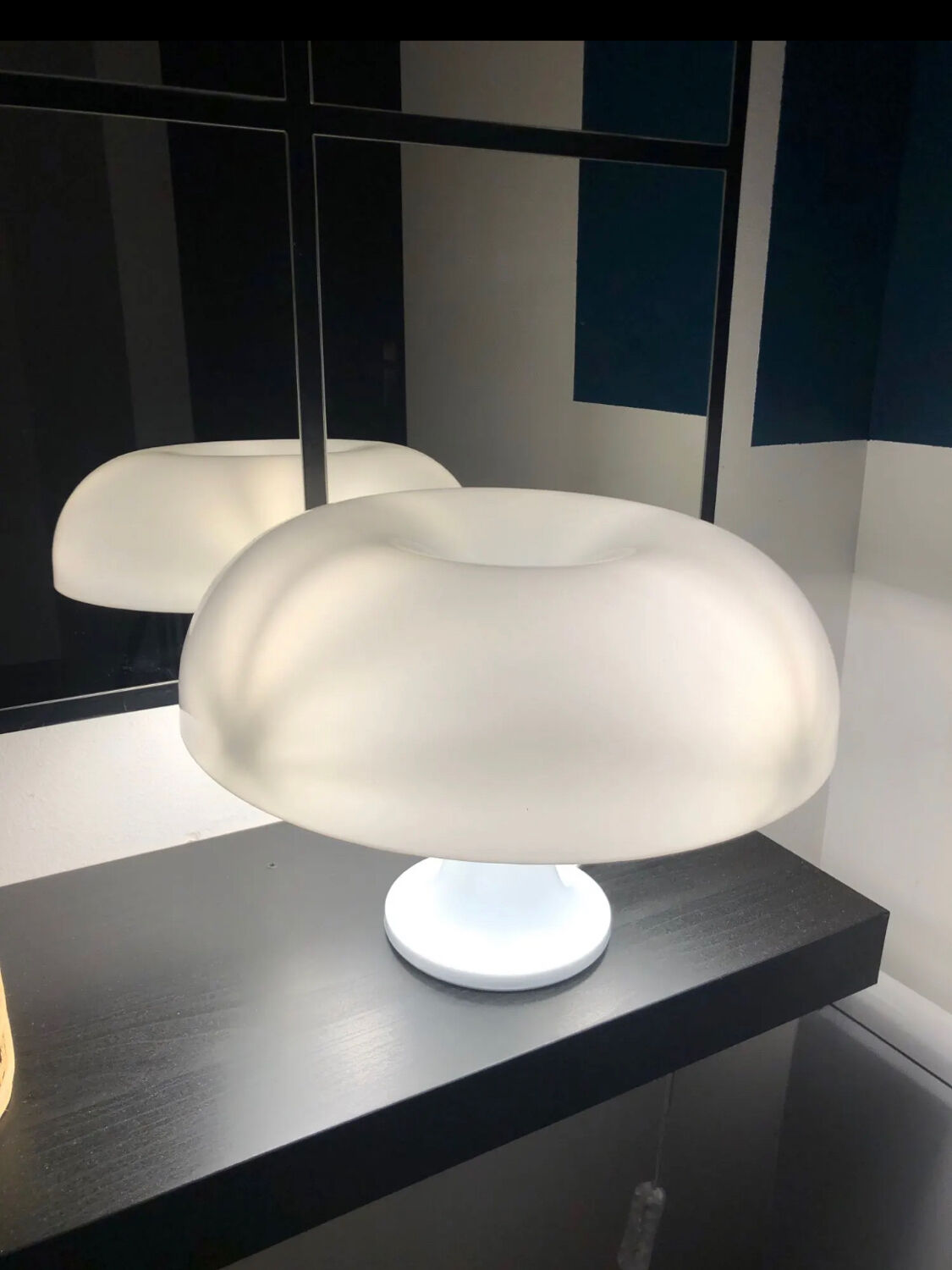 Mushroom table lamp style 60s-70s. Italian design.