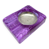Cendrier « Violet Murano & Silver », 1970s