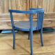 Curved wooden armchair from the late 19th/early 20th century.