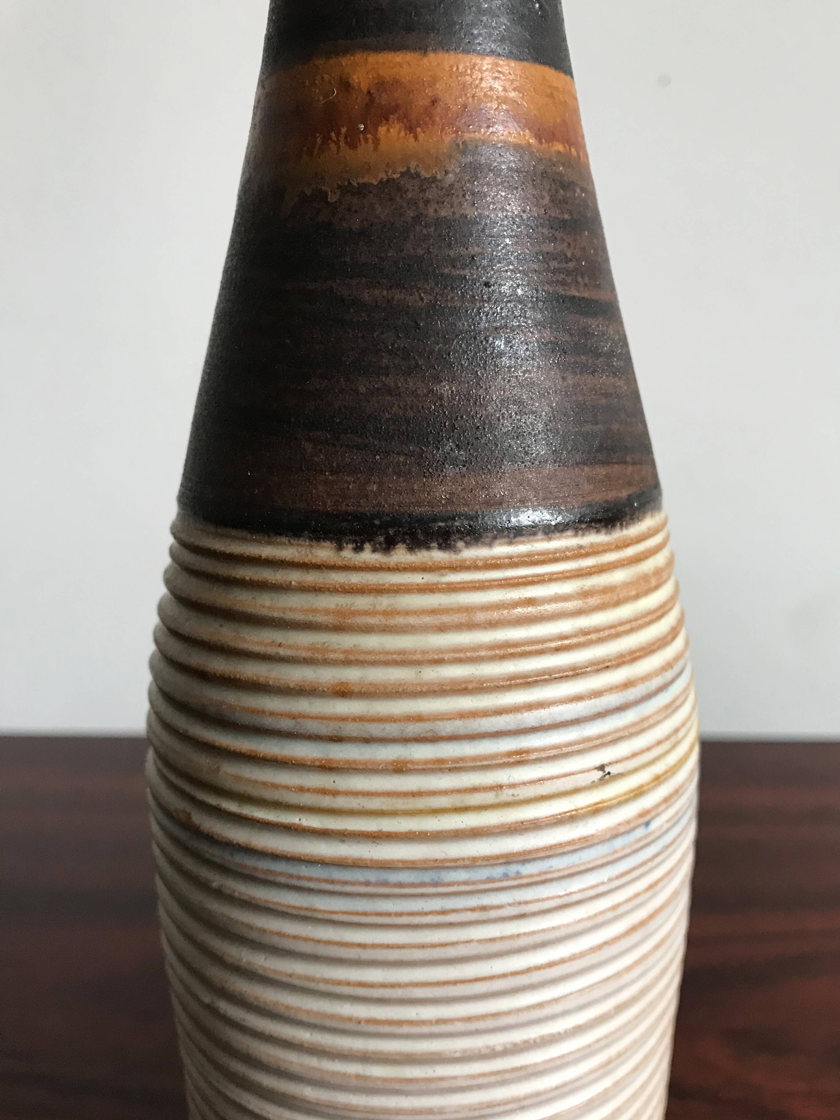 Ivo Sassi italian ceramic set vases bottles, 1950s