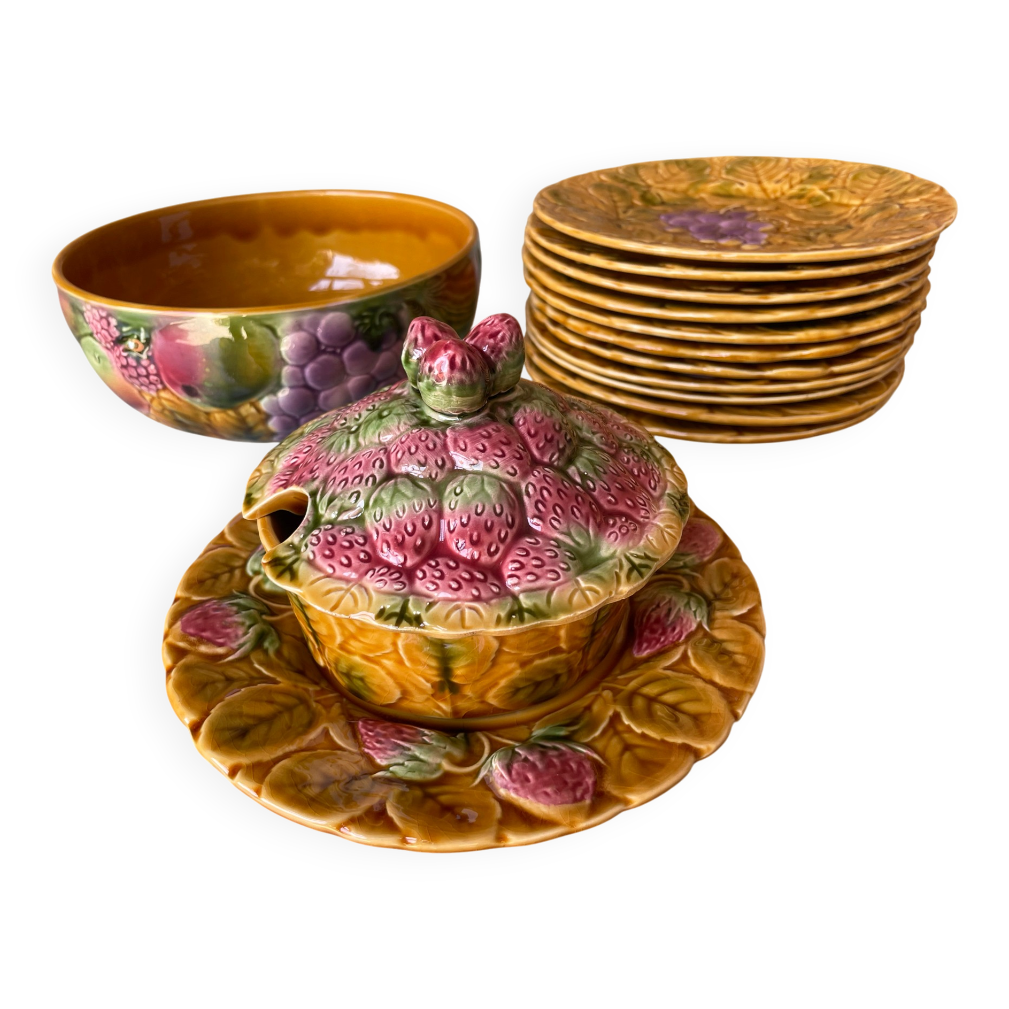 Dessert service Sarreguemines