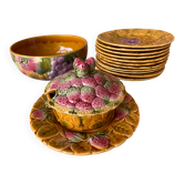 Dessert service Sarreguemines
