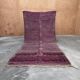 Purple Moroccan carpet - 197 x 445 cm