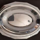 Silver metal bread basket