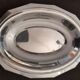 Silver metal bread basket