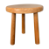 Table d’appoint moderne du milieu du siècle ou tabouret en chêne, années 1960