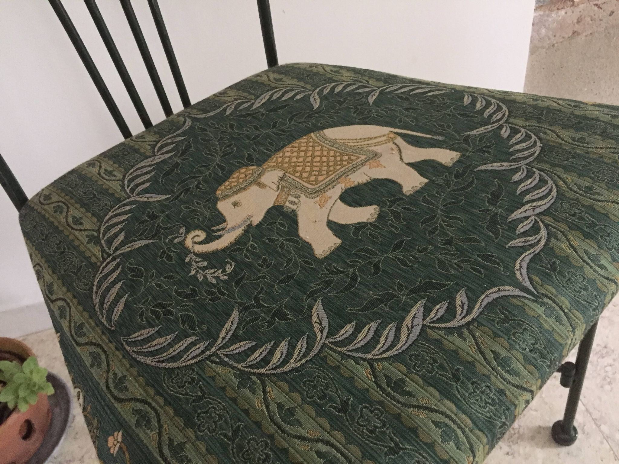 Vintage Wrought Iron Garden Chair