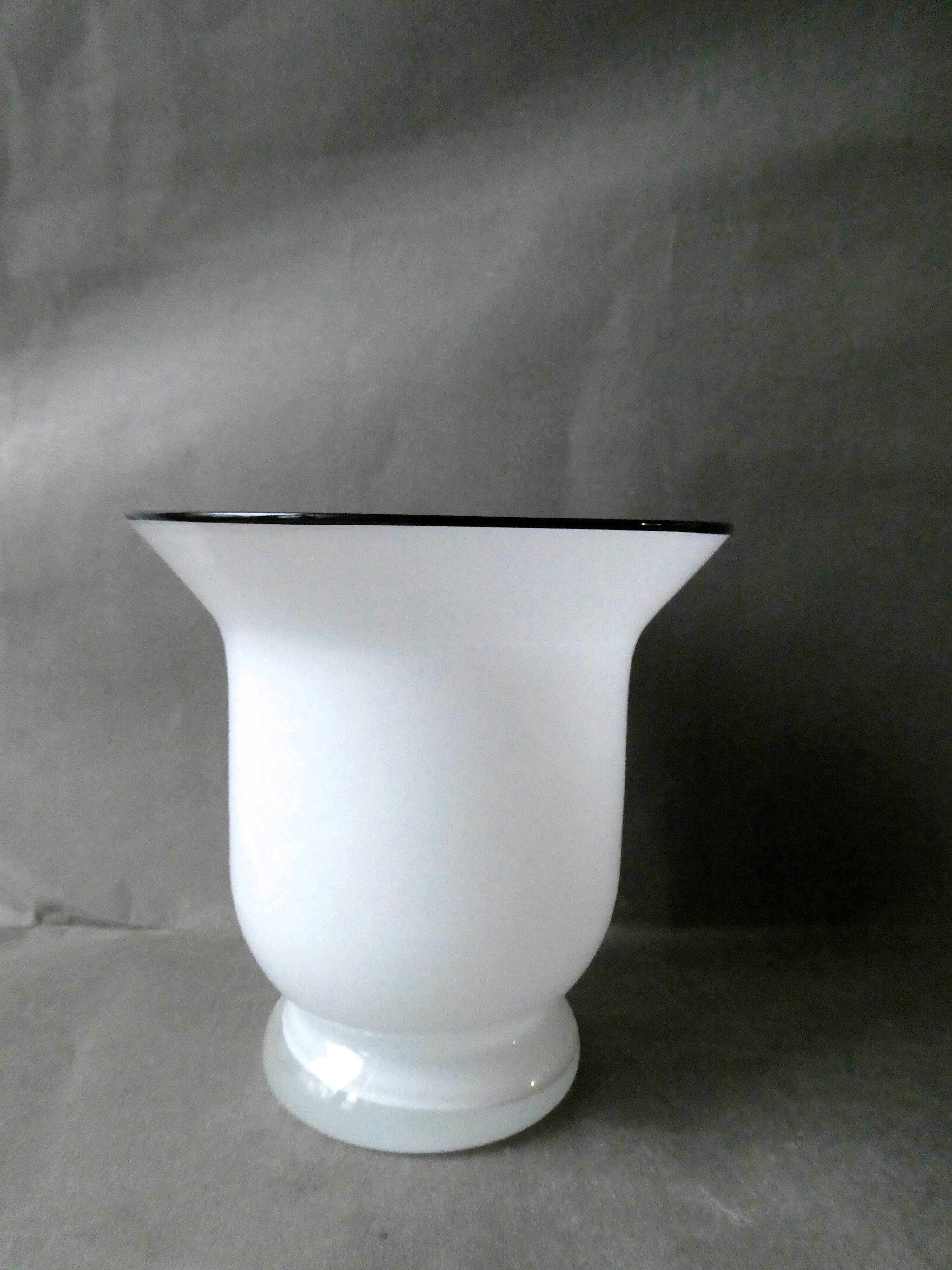 Coupe En Verre Taille Bicolore – Multicouleur, Pièce Déco Vintage