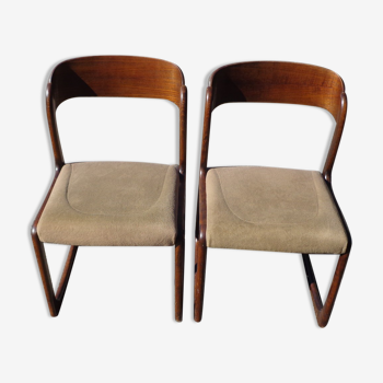 Duo de chaises Baumann traineau