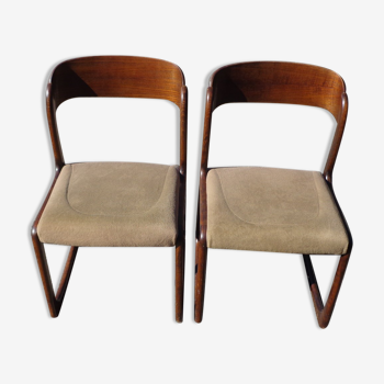 Duo of Chairs Baumann Sled