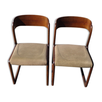 Duo of Chairs Baumann Sled