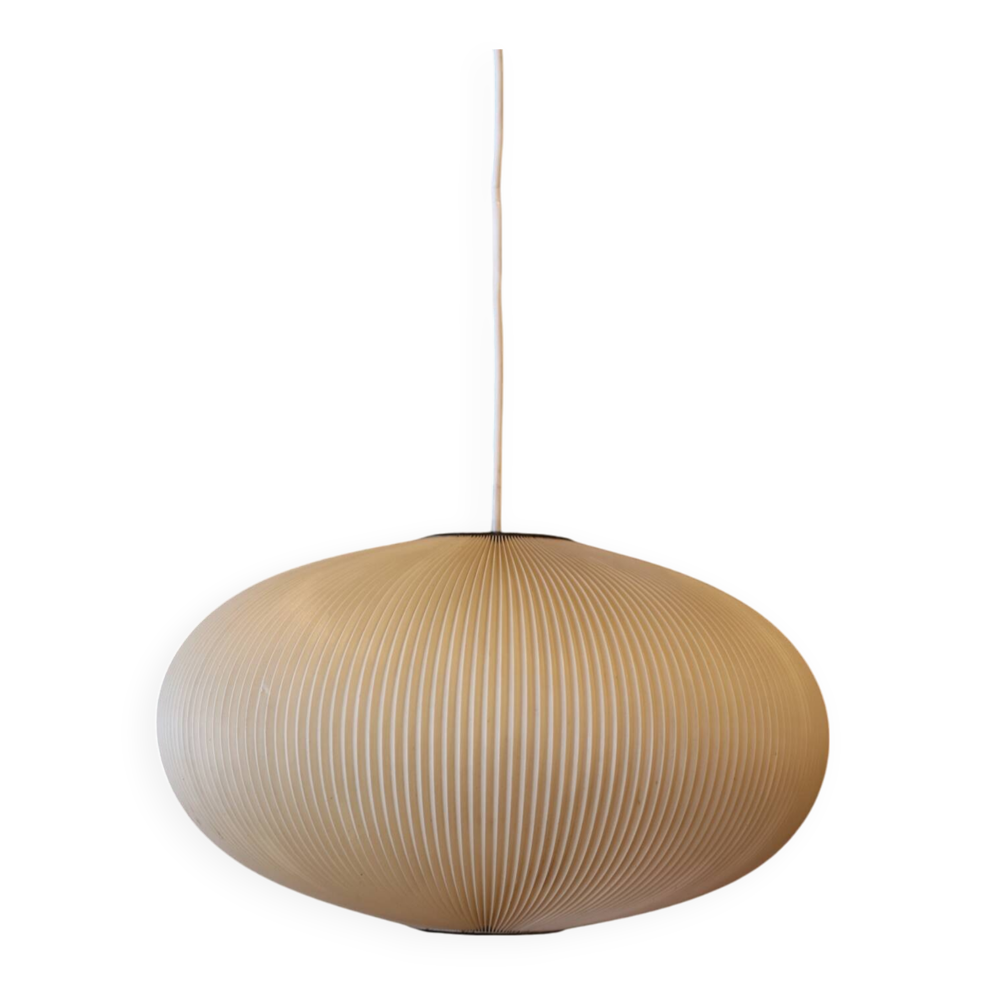 Pleated suspension in rhodoid –  rispal, france, 1950s