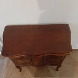 Louis XV style chest of drawers - 2 drawers - Curved feet - 1980s