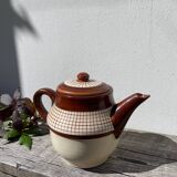 Large 1970s tiled teapot