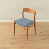 Model 75 dining room chairs by Nils O. Møller, 1960s