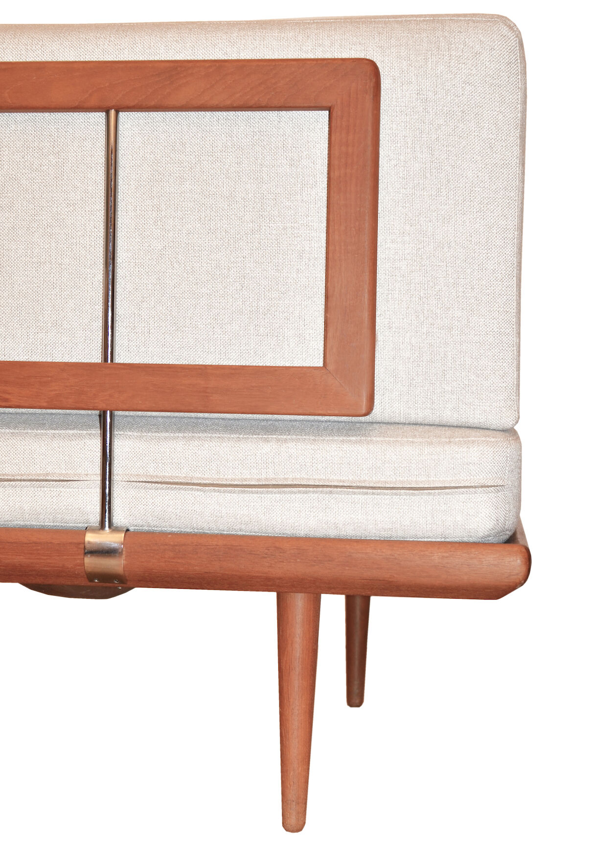 Méridienne en teck danois par Peter Hvidt & Orla Mølgaard-Nielsen pour France & Søn années 1960