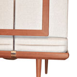 Méridienne en teck danois par Peter Hvidt & Orla Mølgaard-Nielsen pour France & Søn années 1960