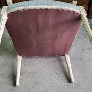 LOUIS XVI STYLE WHITE ARMCHAIR FROM THE 19TH CENTURY REF JE