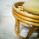Pouf in rattan