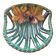 Fruit basket in slip of the 1950s.