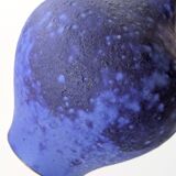 Mid-Century blue Klein vase Heyne ceramics, Germany, 1960s