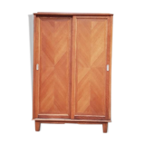 Vintage wardrobe with sliding doors