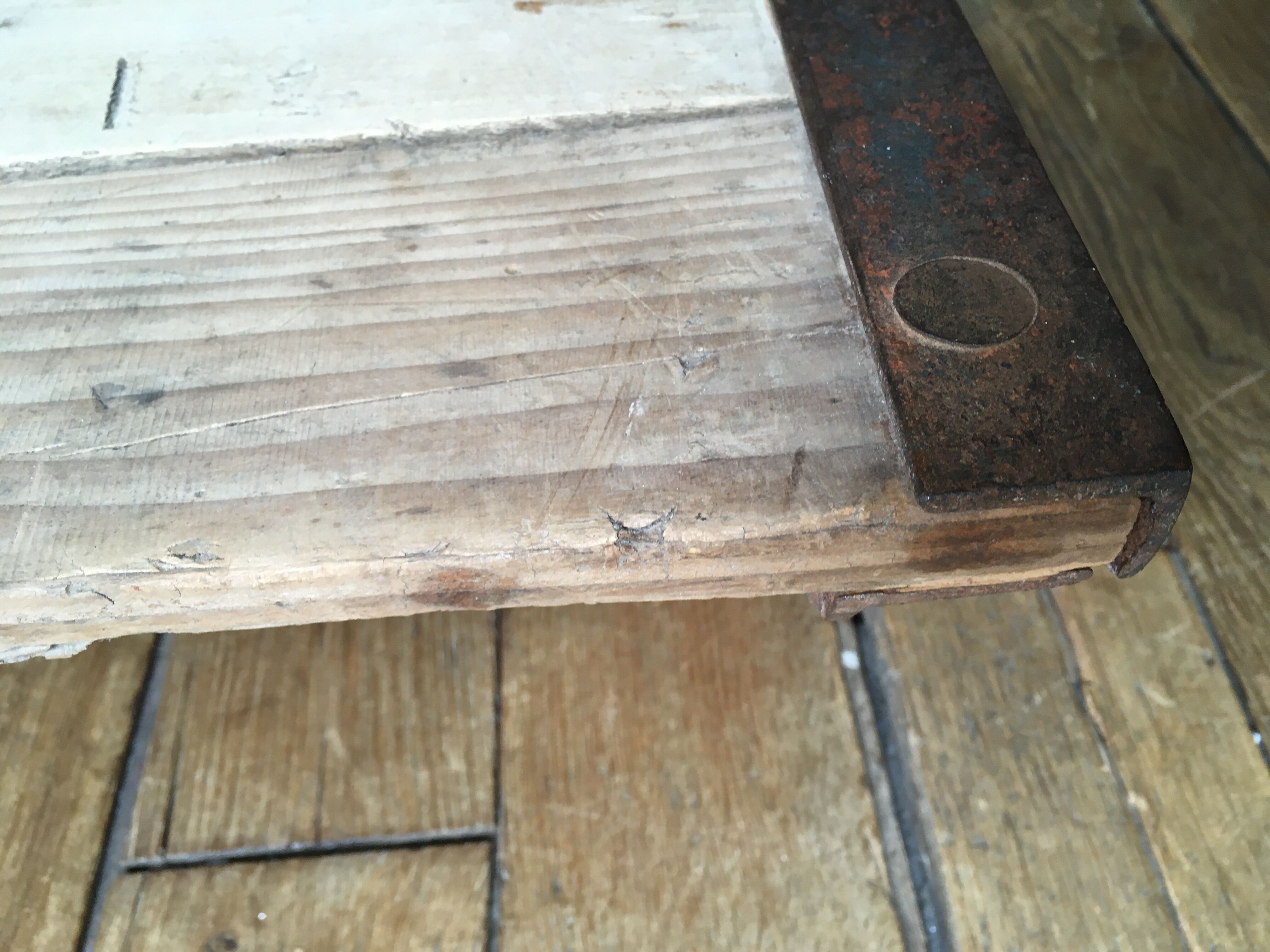 Industrial coffee table