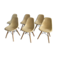 Ensemble de 6 chaises à manger DSW par Charles et Ray Eames