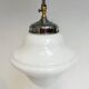 Opal Glass Art Deco ceiling lamp from the 1960s