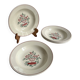 5 vintage HBCM Montereau deep plates