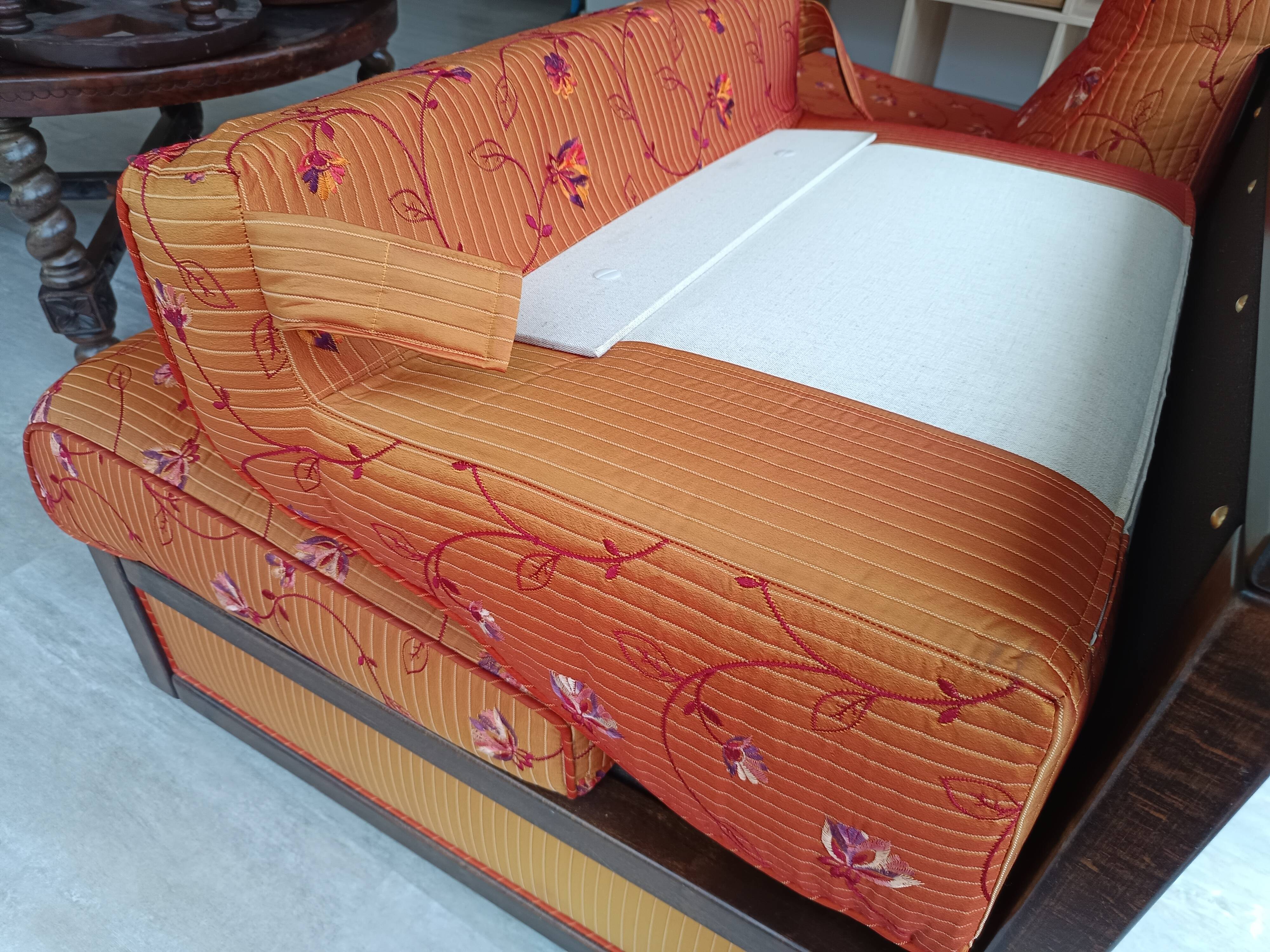 Custom-made quality damask fabric curtain