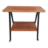 Side table on wheels
