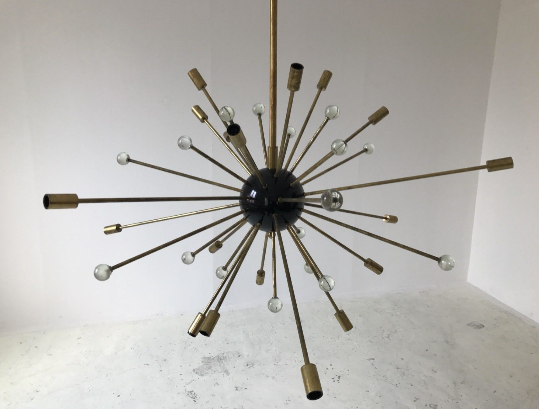 Brass Sputnik chandelier