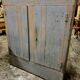 cabinet folk art wood painted original, around 1900