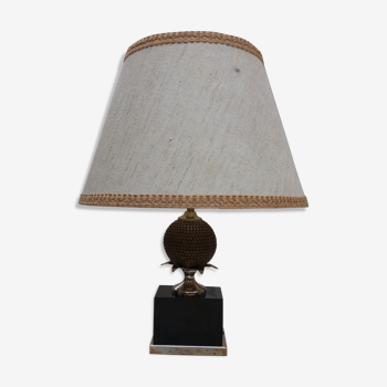 Lampe décor laiton design