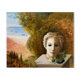HSP Painting Allegorical Still Life Sculpture Pedestal Marine